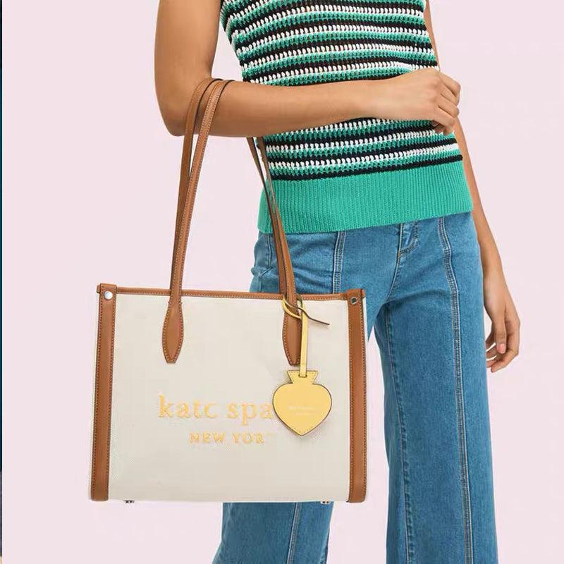 large capacity canvas tote shoulder bag - MRSLM