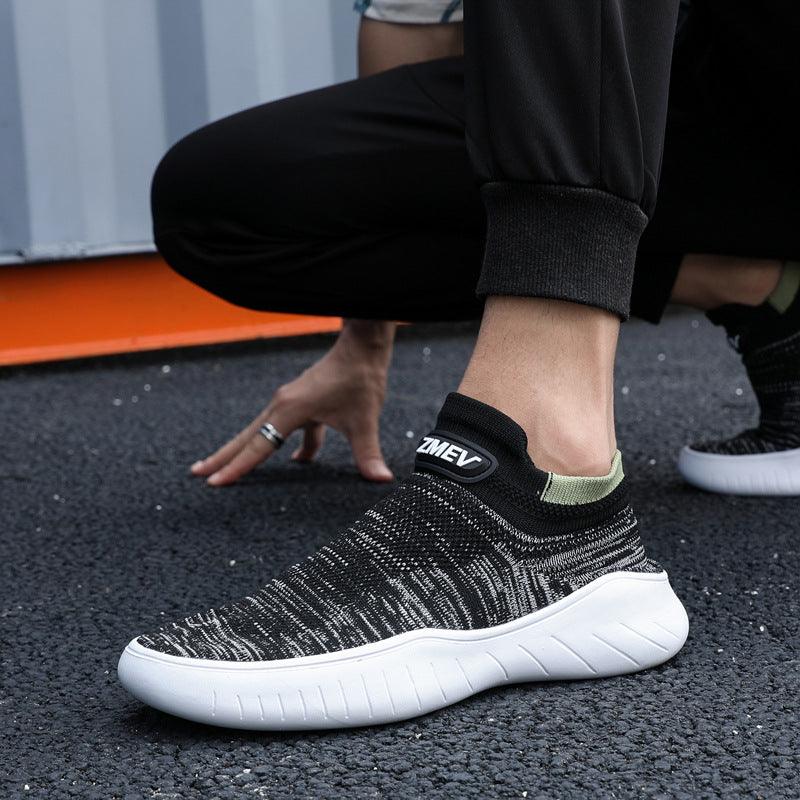 Men's ultra-light striped mesh casual shoes, view 6 - MRSLM