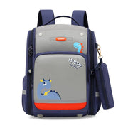 primary school cartoon schoolbag, view 3 - MRSLM