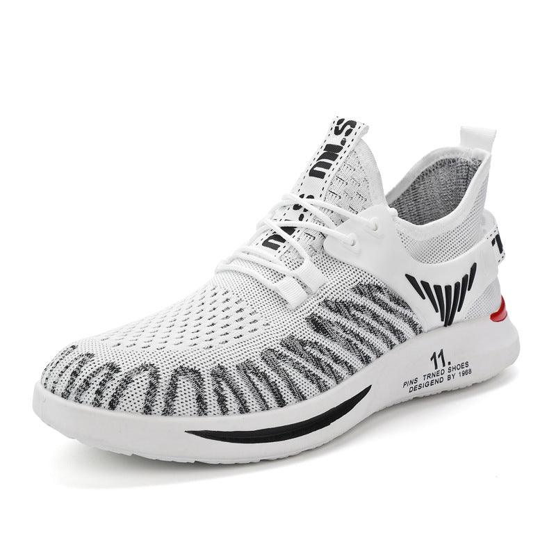 Men's flying woven running shoes, view 7 - MRSLM