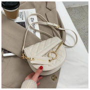 retro saddle messenger bag, view 6 - MRSLM