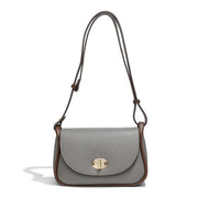 crossbody half round lock flap bag, view 5 - MRSLM