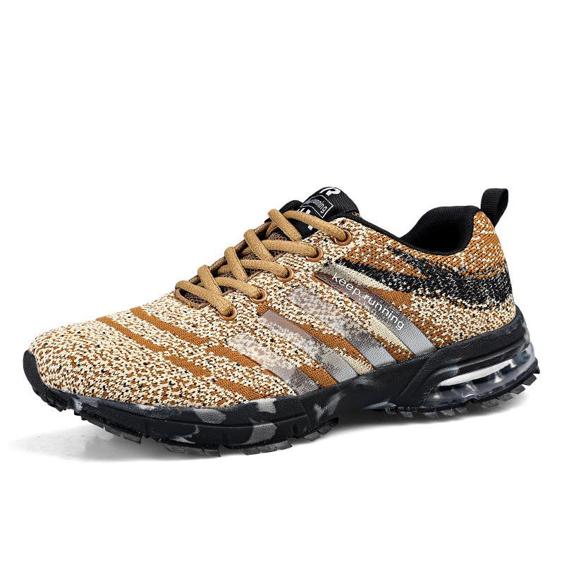 Men's flying woven mesh running shoes, view 7 - MRSLM