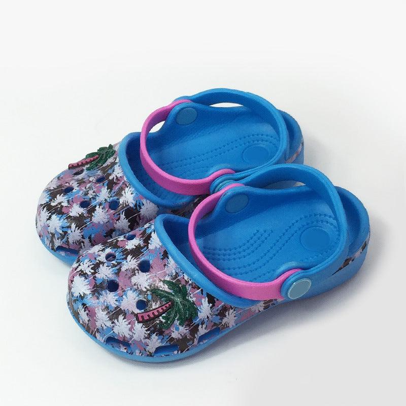 Colorful parent-child EVA cave sandals, view 3 - MRSLM