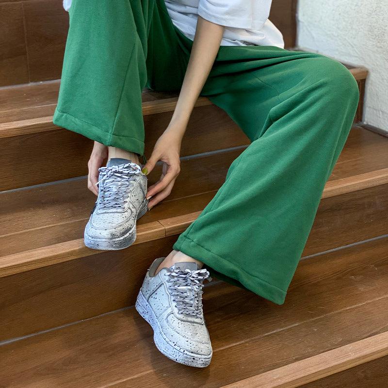 Retro lace-up sports shoes, view 3 - MRSLM