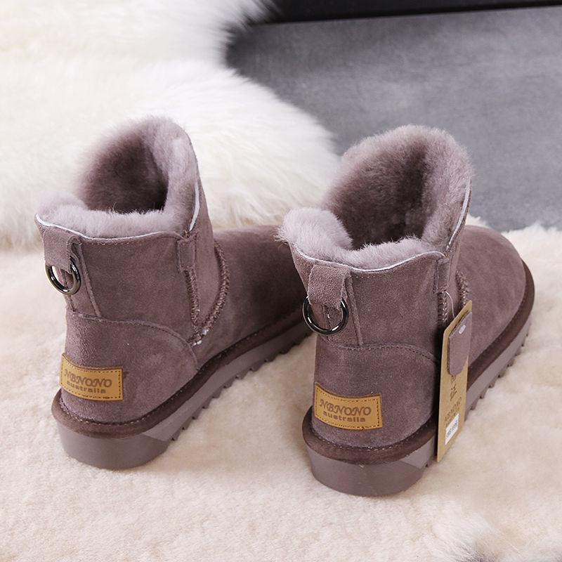 Plush non-slip fur cotton short boots, view 6 - MRSLM