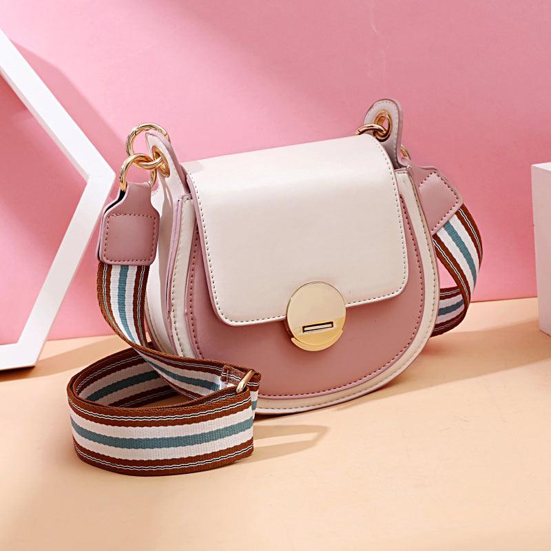 Small square shoulder bag with lid, view 4 - MRSLM
