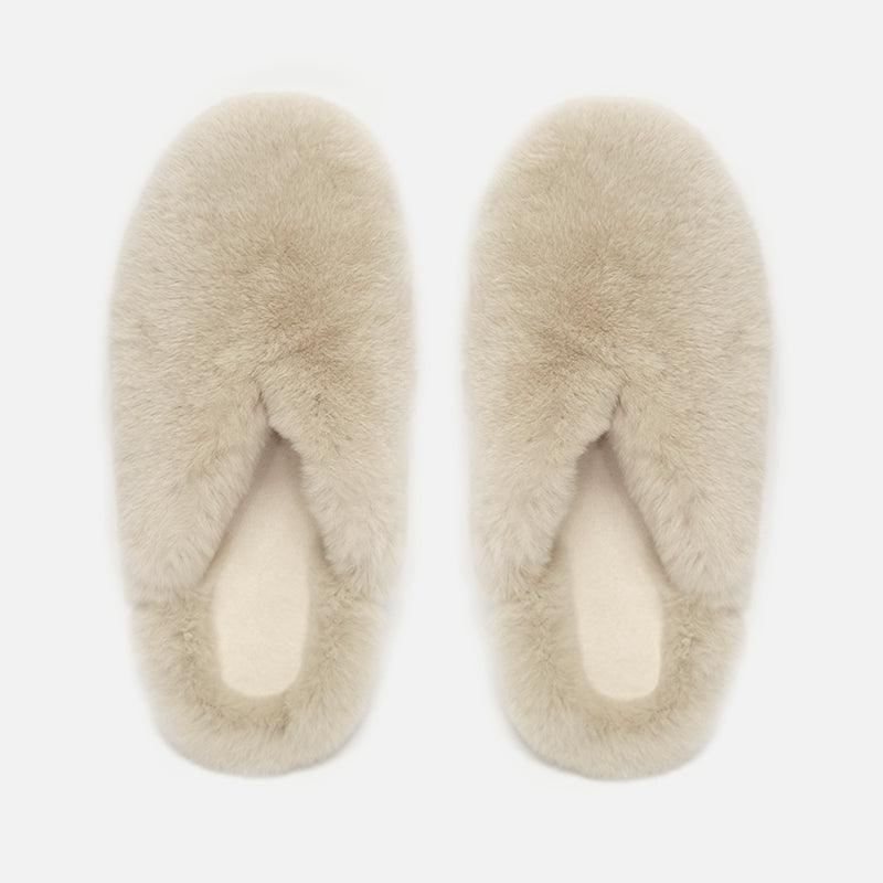 closed toe warm home slippers, view 2 - MRSLM