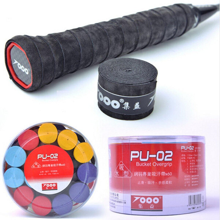 25×1100×0.75mm Anti Slip Tennis Racket Grip Tapes Badminton Racket Grip Tape Squash Tape - MRSLM