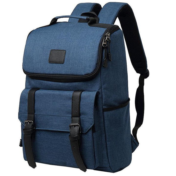 Travel Backpack Laptop Computer Bag Schoolbag Oxford Cloth Man Momen Shoulders Storage Bag for 15.6inch Notebook - MRSLM