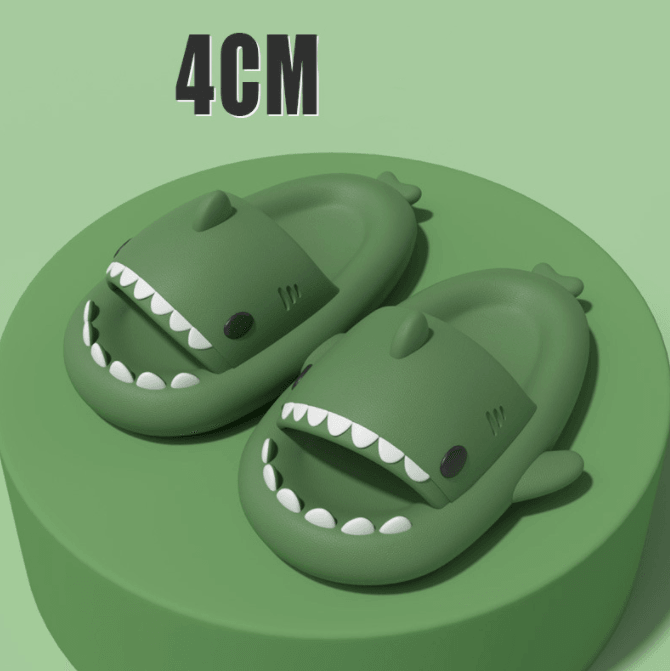Funny shark slippers, view 7 - MRSLM