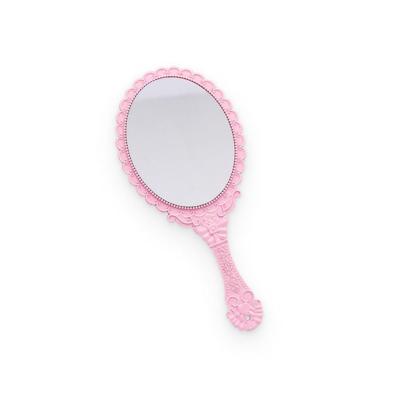 Pink retro style hand mirror - MRSLM