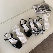 chunky high-heeled Roman sandals - MRSLM