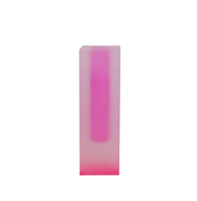 acrylic square column bubble vase, view 3 - MRSLM