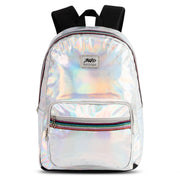 women's laser PU leather backpack, view 6 - MRSLM