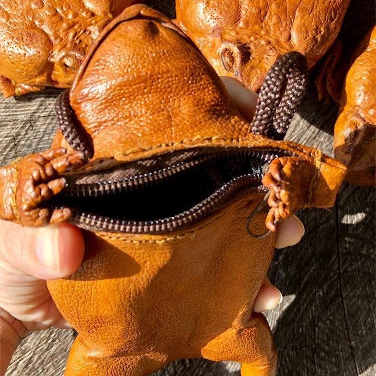 toad print latex shoulder bag, view 6 - MRSLM