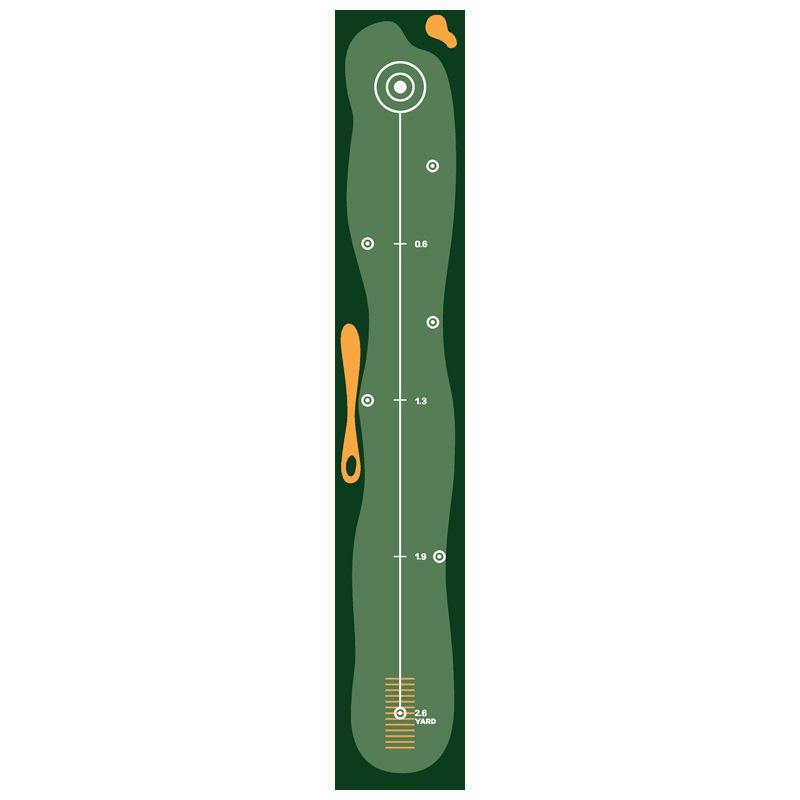 50*300cm Indoor/Outdoor Golf Practice Putting Mat Golf Putting Trainer Anti-Slip Golf Putting Mat - MRSLM