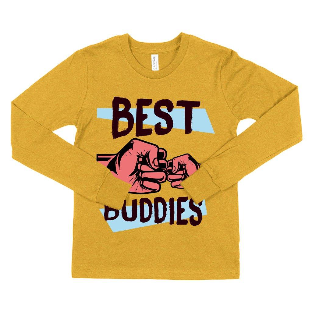 Kids' Best Buddies Long Sleeve T-Shirt - Best Friend Tee Shirts - MRSLM