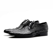 Men's first layer cowhide leather shoes, view 7 - MRSLM