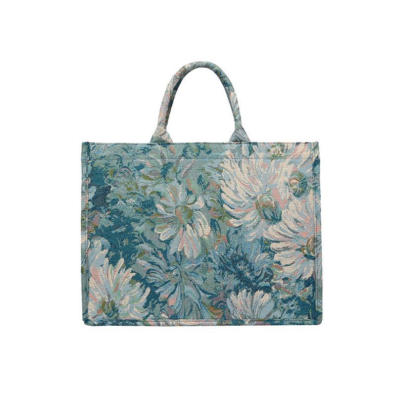 large frosted PVC shopping bag, view 6 - MRSLM