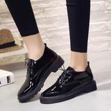 Women's high gloss loafers, view 3 - MRSLM
