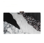 Acrylic marble phone clutch, view 2 - MRSLM