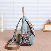 hand-woven canvas tassel chest bag, view 4 - MRSLM