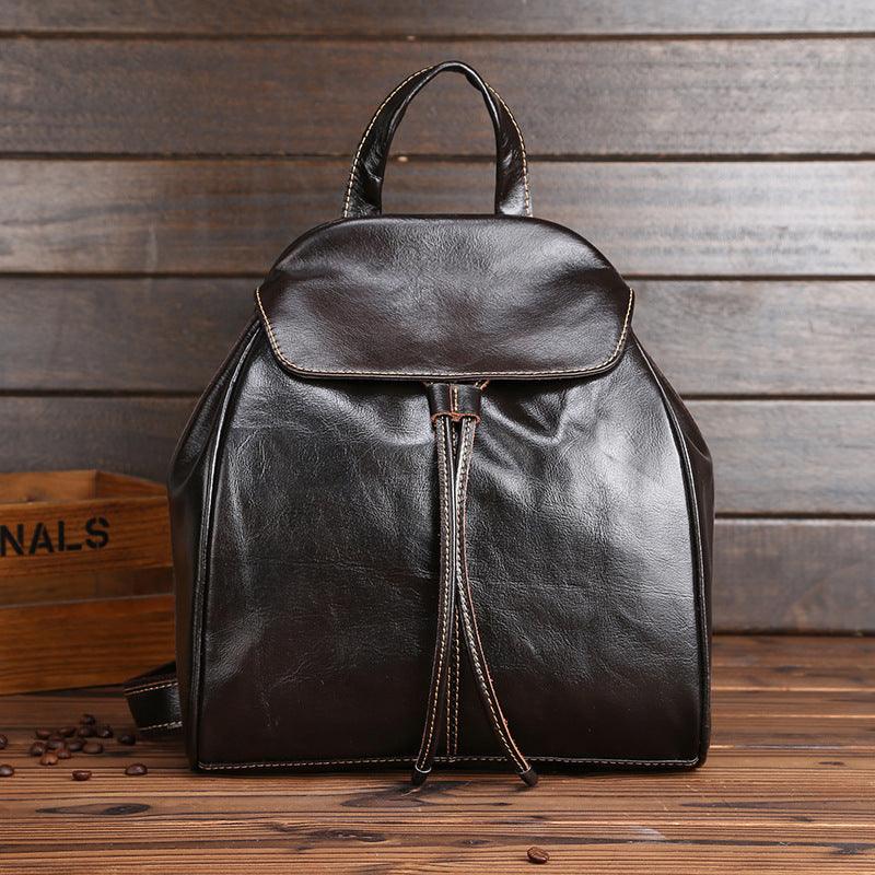 simple leather backpack - MRSLM