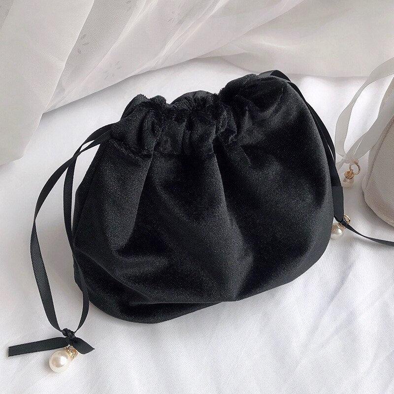 Luxury Pearl Women's Handbag Hollow Out Wedding Clutch Purse Bag Female Rhinestone Metal Cage Basket Shoulder Bag ZD1846 - MRSLM