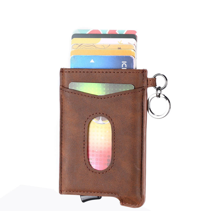 Leather elastic band card holder, view 6 - MRSLM