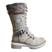 women's wedge heel plush-lined boots, view 2 - MRSLM