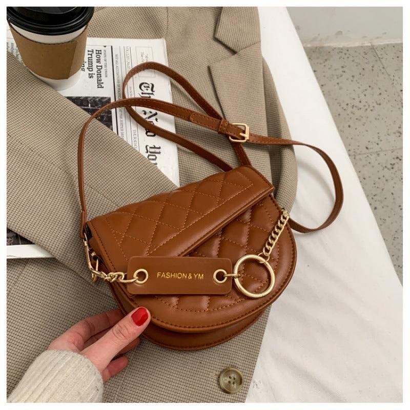 retro saddle messenger bag, view 10 - MRSLM