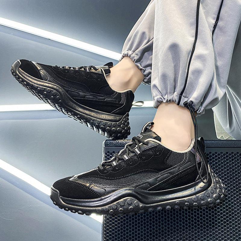 Men's mesh low-top lace-up shoes, view 7 - MRSLM