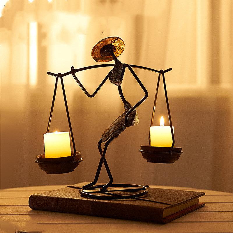 Wrought iron candlestick - MRSLM