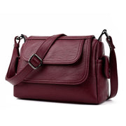 Women's genuine leather crossbody handbag, view 2 - MRSLM