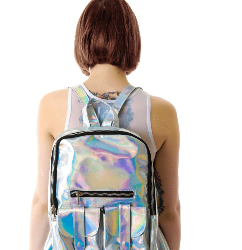 holographic laser shoulder backpack, view 4 - MRSLM