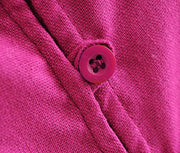 berry cotton linen dress, view 4 - MRSLM