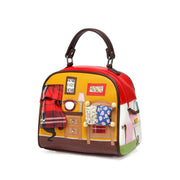 retro shell crossbody bag, view 5 - MRSLM