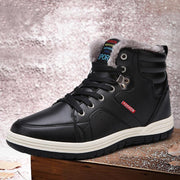 men's high-top cotton snow boots, view 3 - MRSLM