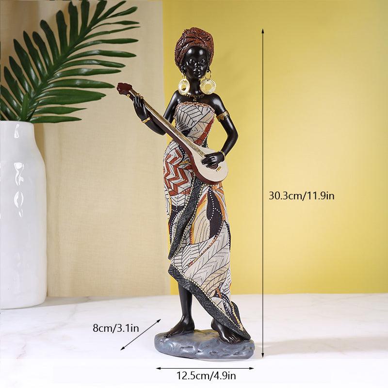 Retro African Resin Craft Ornament - MRSLM