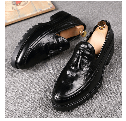 Men's brogue business shoes, view 5 - MRSLM