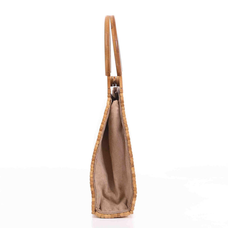 Bamboo Hand-woven Clutch Bag Natural Bamboo Bag Handbag - MRSLM