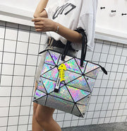 holographic laser shoulder handbag, view 8 - MRSLM