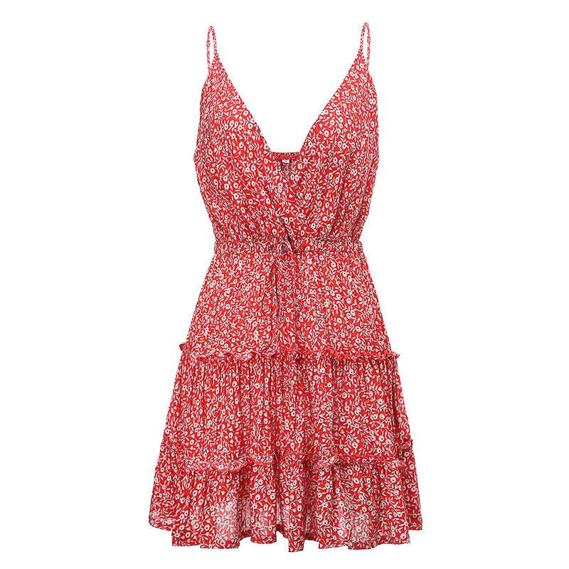 floral sling dress, view 4 - MRSLM