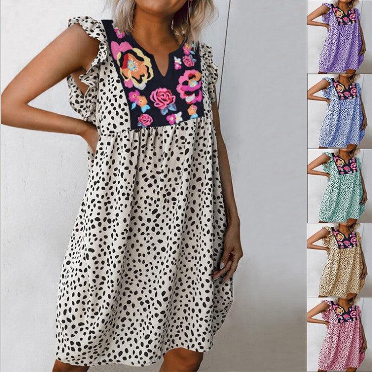 leopard print shirt dress - MRSLM