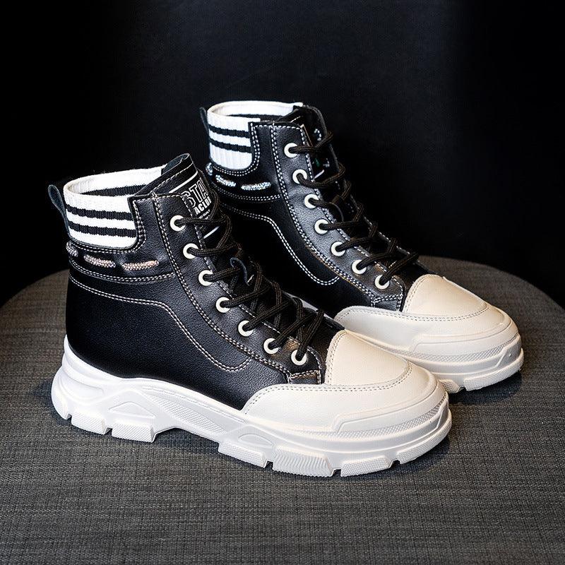 british casual women's martin boots, view 4 - MRSLM