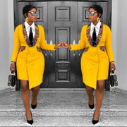 Women's irregular double-breasted dress suit - MRSLM