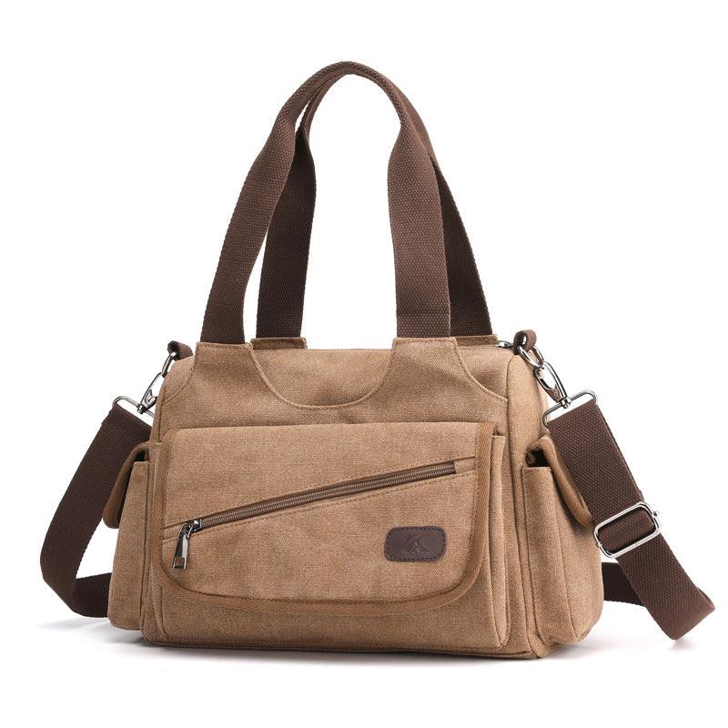 casual canvas shoulder bag, view 5 - MRSLM