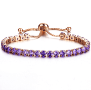 inlaid zircon push-pull bracelet, view 7 - MRSLM