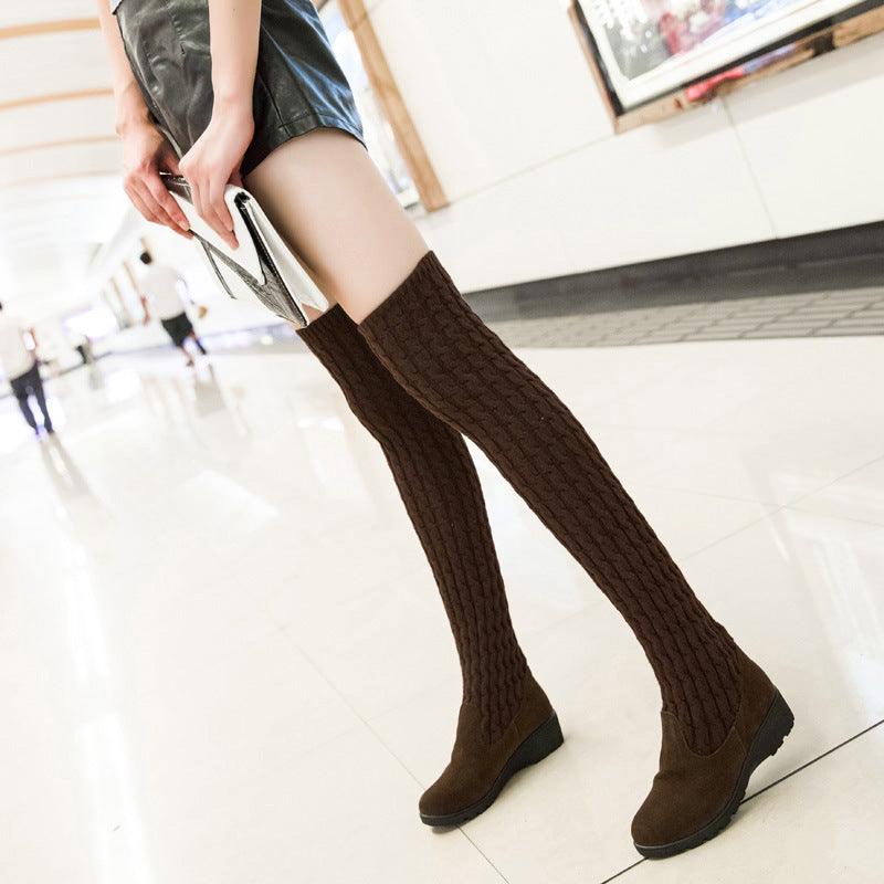 slim stretch over-the-knee boots - MRSLM